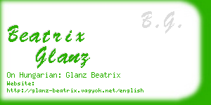 beatrix glanz business card